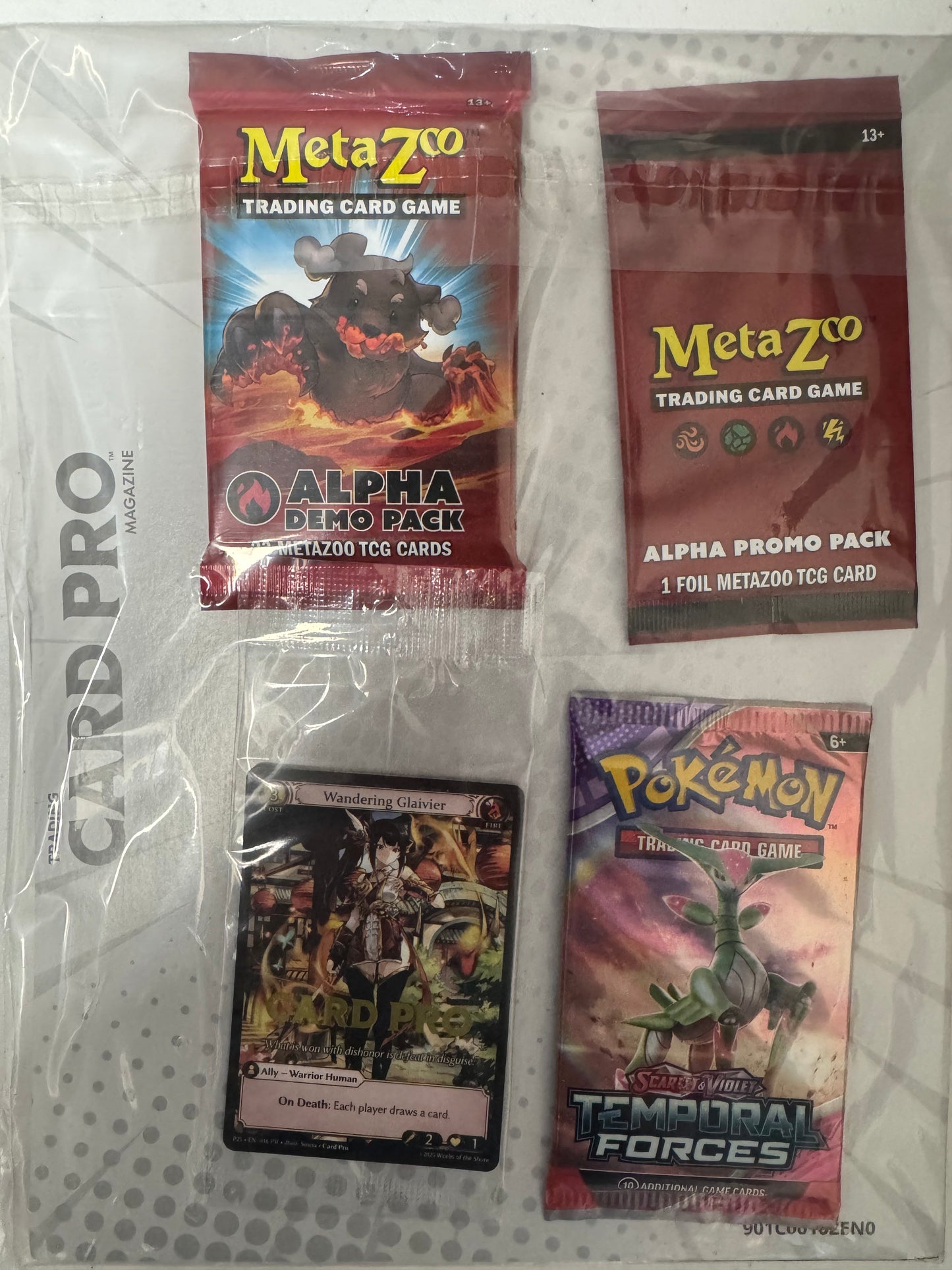 Card Pro Magazine Issue #1 Premier Trading Card Magazine w/ Promo Packs