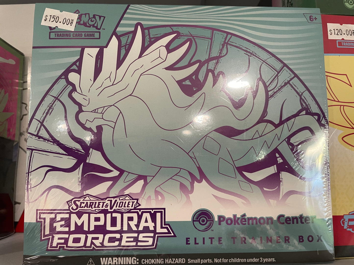 Pokemon TCG: Temporal Forces Walking Wake Pokemon Center Exclusive ETB