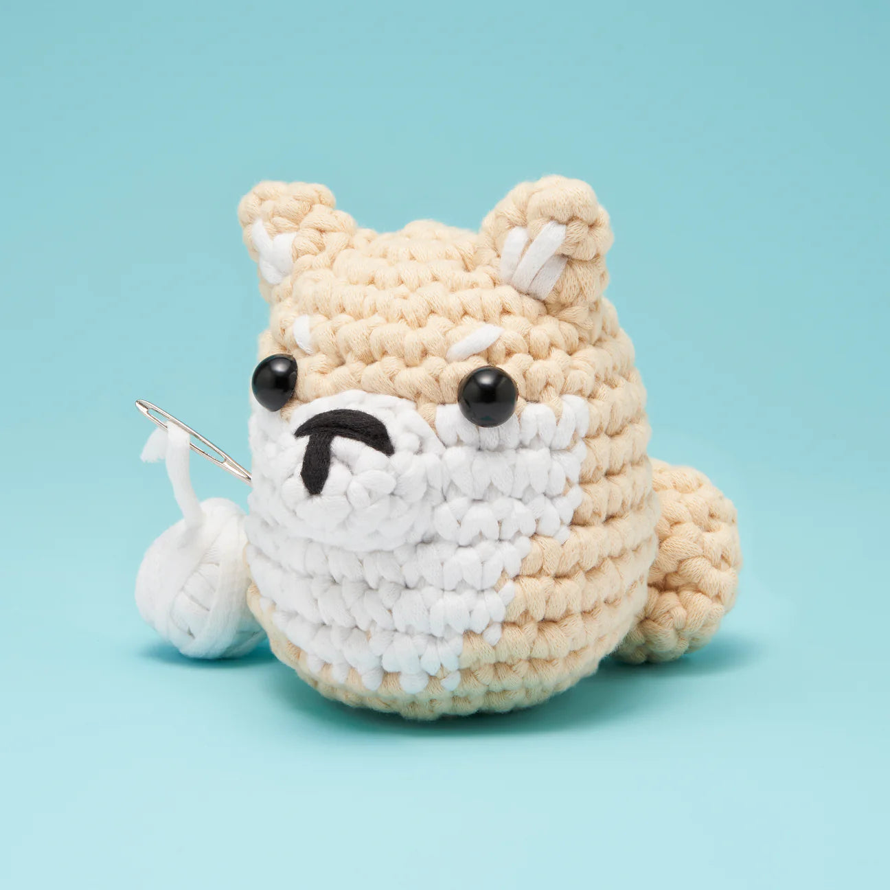 The Woobles Toast the Shiba Inu Beginner Crochet Kit
