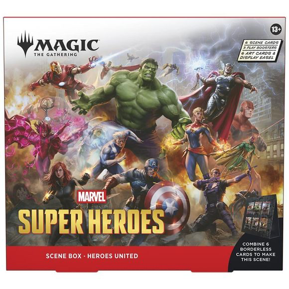 Magic: The Gathering Marvel Super Heroes Scene Box - Heroes United