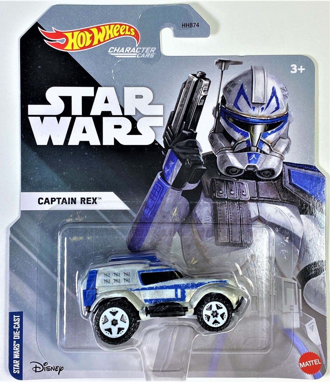 Hot Wheels Character Car – Star Wars Captain Rex