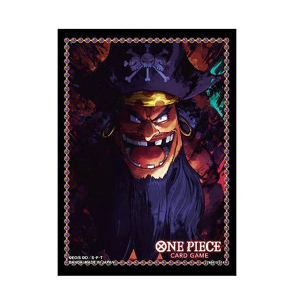 One Piece Card Game Official Card Sleeves 3 Black Beard Rocket City Toys One Piece Card Game Official Card Sleeves 3 Black Beard Rocket City Toys
