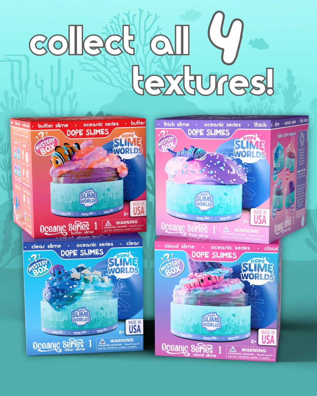 Dope Slime Worlds™ Oceanic Series Slime Blind Box