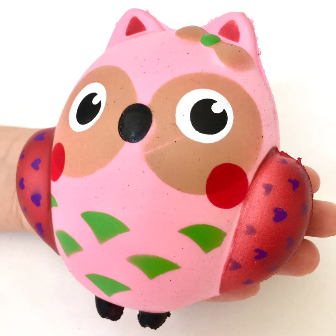 BC Mini Pink Owl Squishy-5"