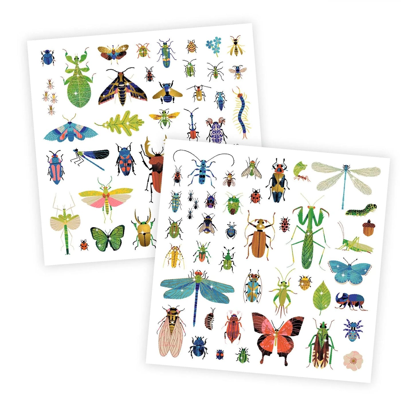 DJECO Metallic Sticker Collection - Microorganisms