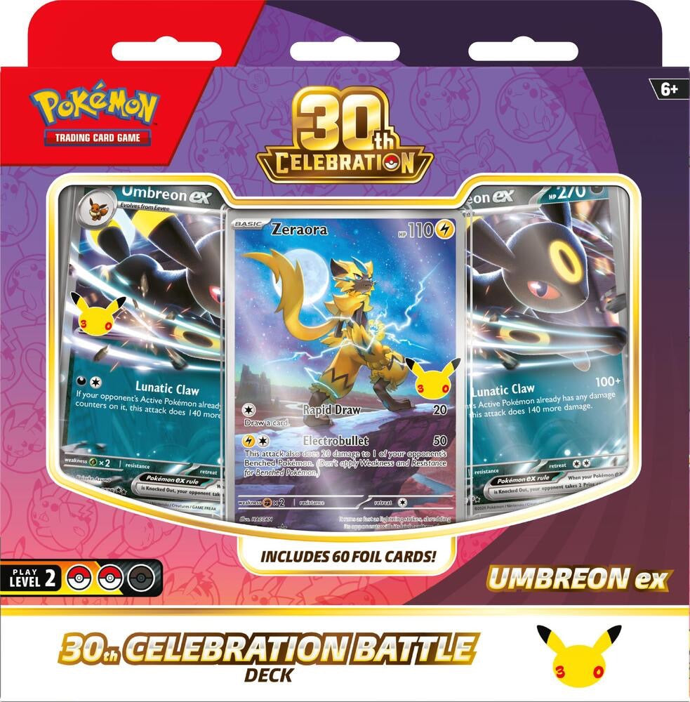 Pokémon TCG: 30th Celebration Battle Deck - Umbreon ex