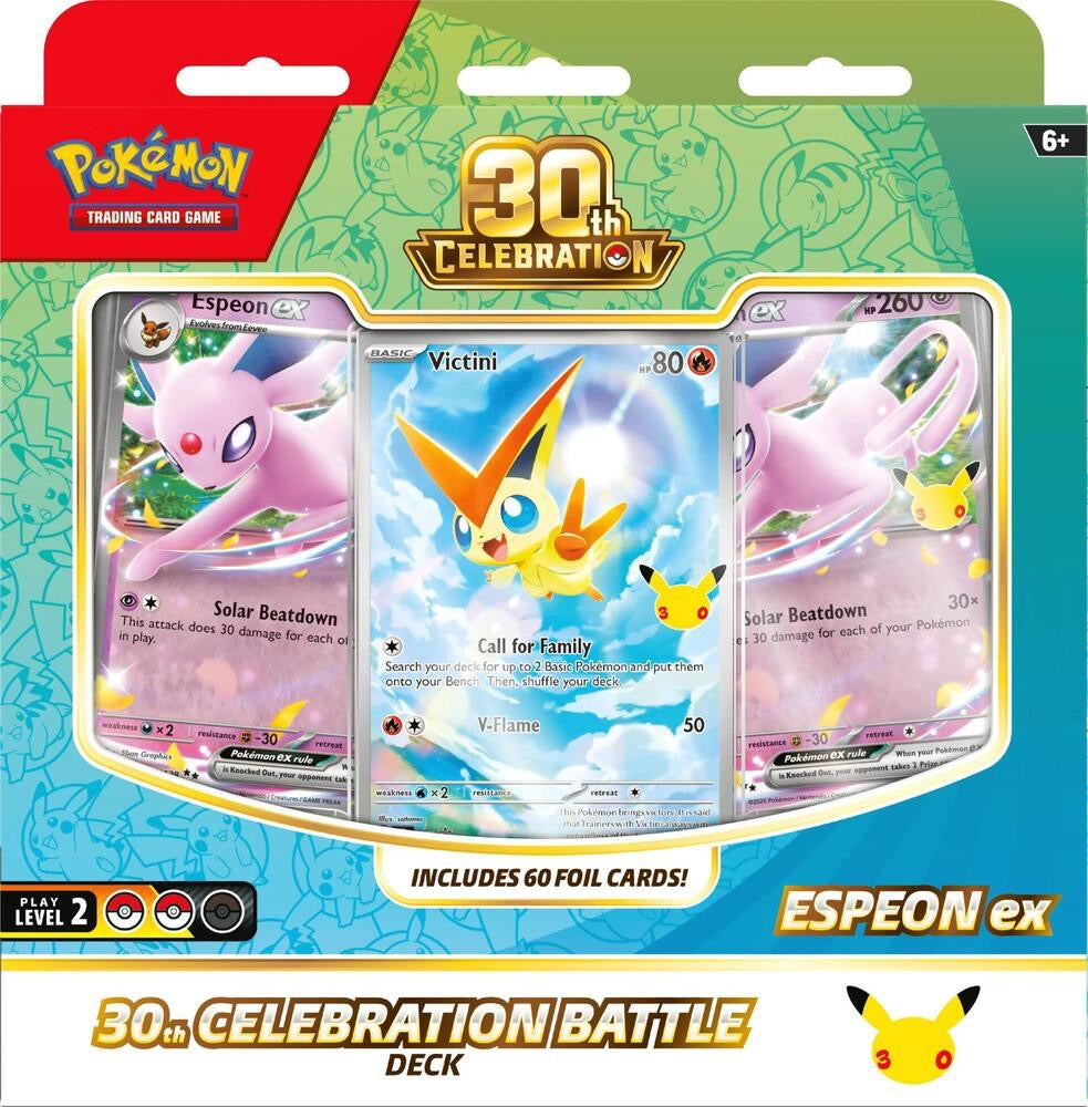 Pokémon TCG: 30th Celebration Battle Deck - Espeon ex