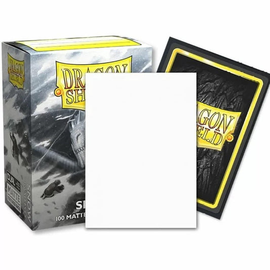 Dragon Shield Sleeves: Standard Matte Dual - Snow 100CT