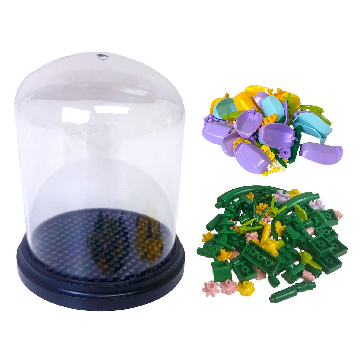 Botanical Blocks Wildflower Building Puzzle Display Dome