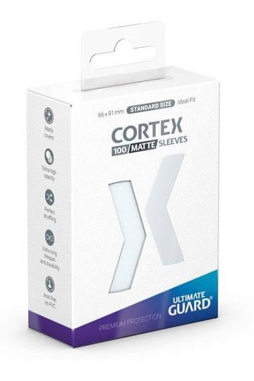 Ultimate Guard Cortex Matte Sleeves Standard Size (100) - Transparent Card Sleeves