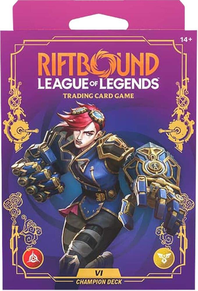 league card game riftbound of Legends TCG Unleashed Vi Champion Deck – Rocket City Toys Phone Model:iPhone 15 Pro graphic design included and making sure not Digimon Card Game -