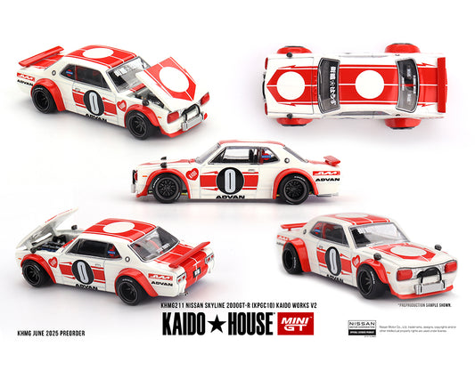Kaido House x Mini GT 1:64 Nissan Skyline 2000GT-R – Chance of Chase