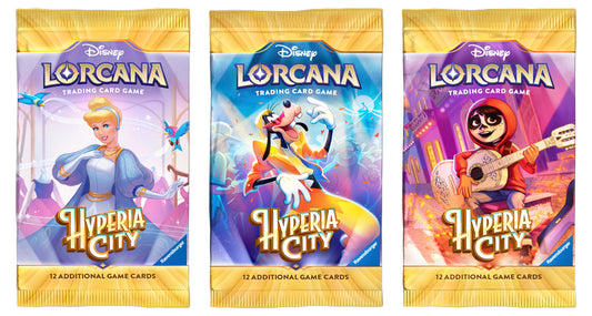 Disney Lorcana: Hyperia City Booster Pack (4 Pack Limit Max)