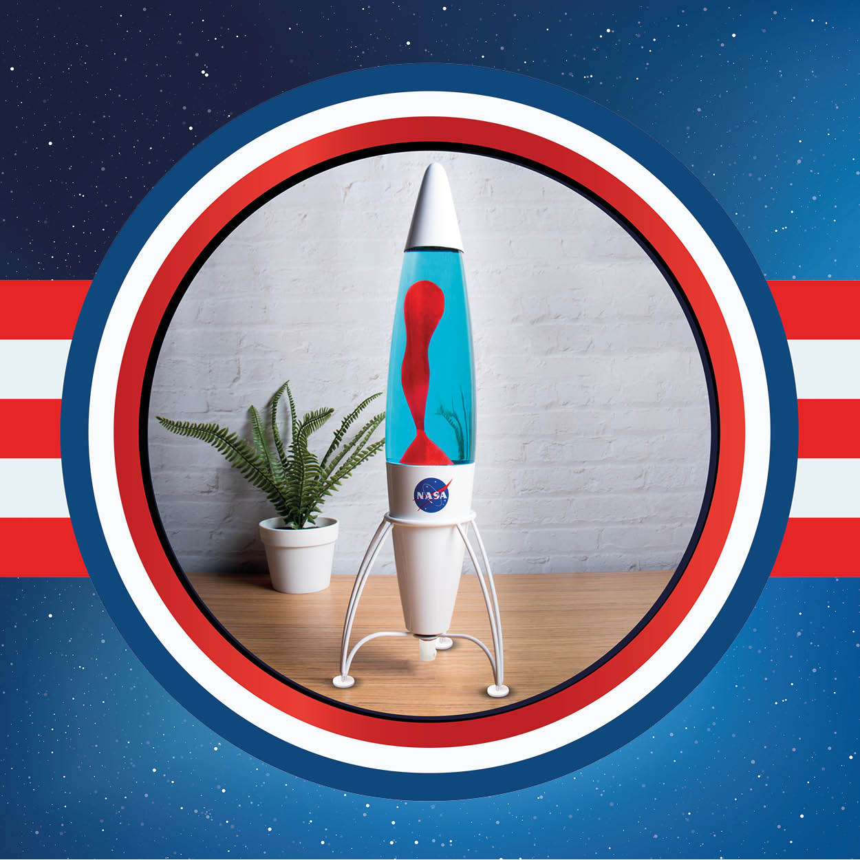 Fizz Creations NASA Rocket Lamp