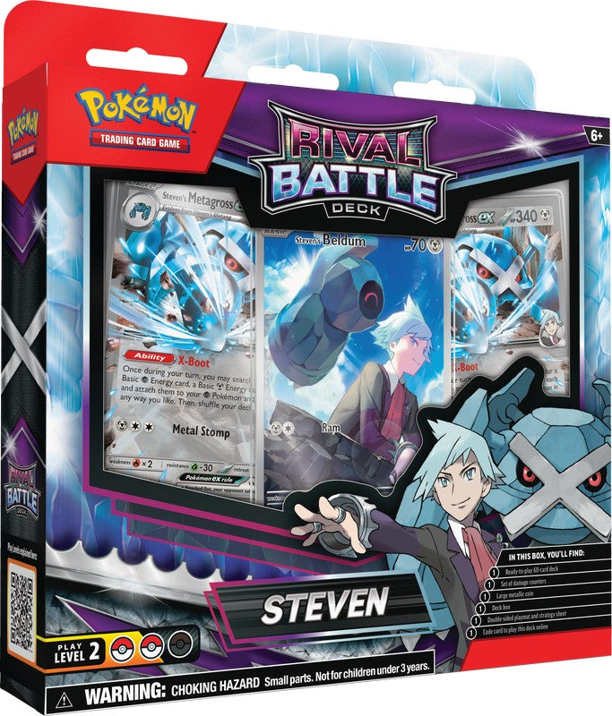 Pokmon TCG: Rival Battle Deck Steven Rocket City Toys Pokmon TCG: Rival Battle Deck Steven Rocket City Toys