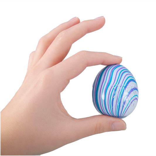 Schylling Needoh Swirlie Egg Squishy Fidget Toy Multicolor 1ct