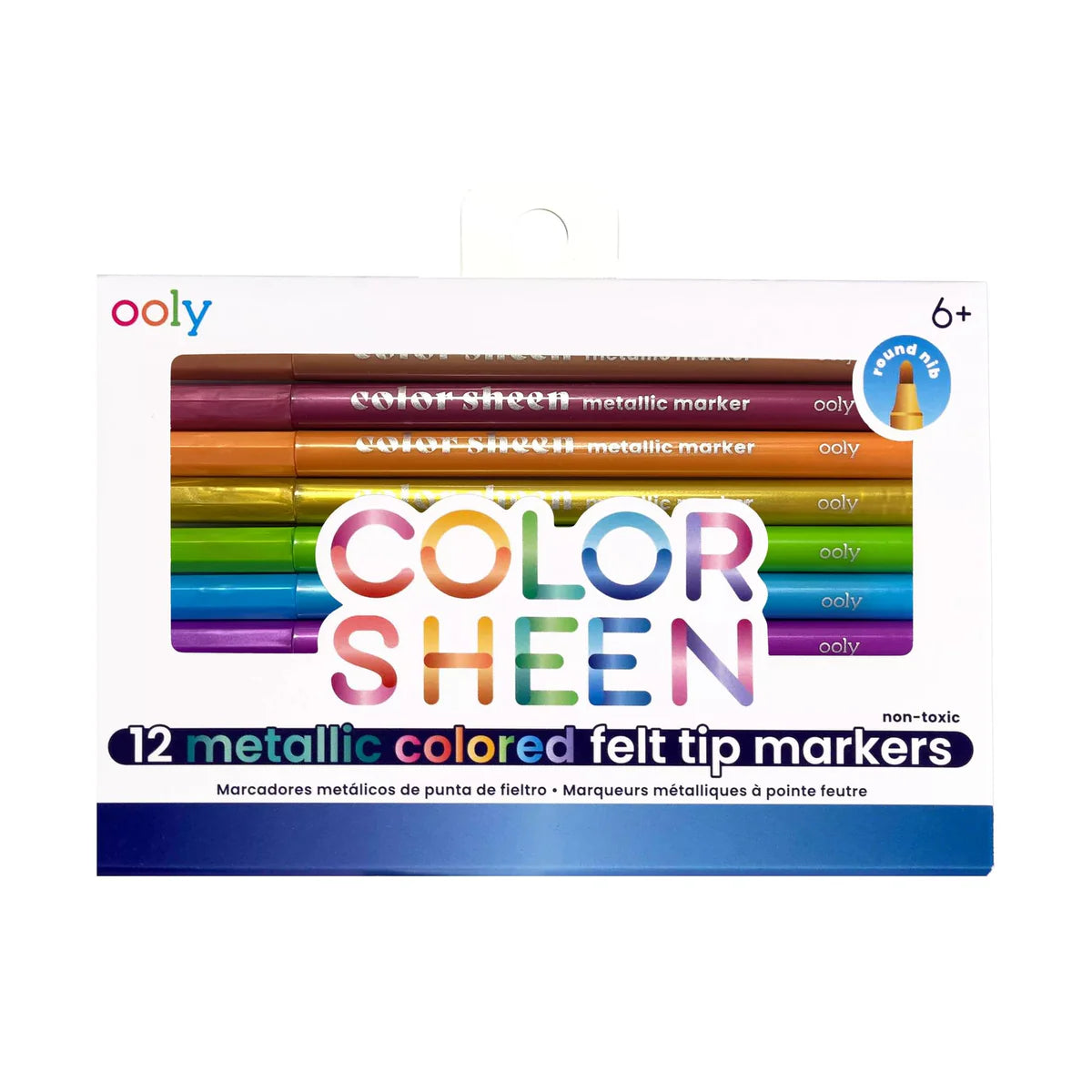 Color Sheen: Metallic Colored Felt Tip Markers