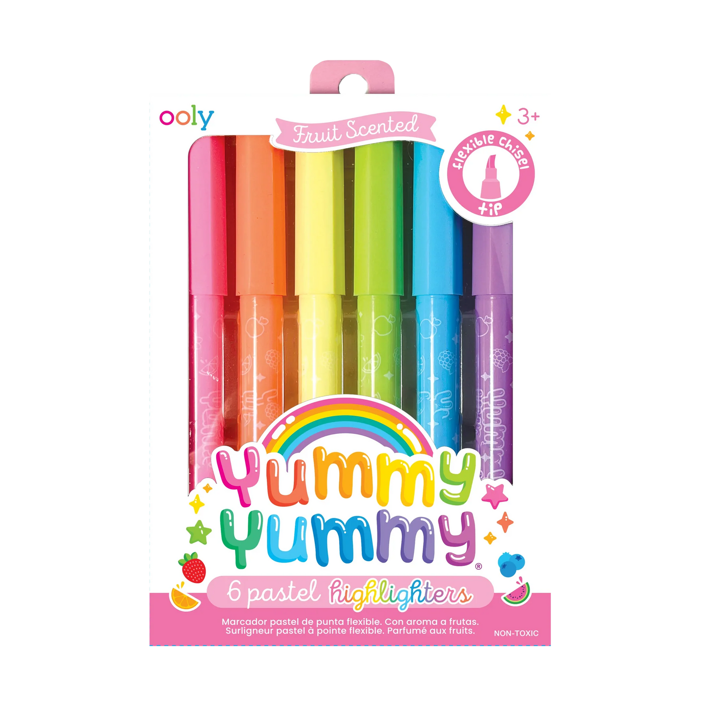 Yummy Yummy: Fruit Scented Highlighters (Set of 6)