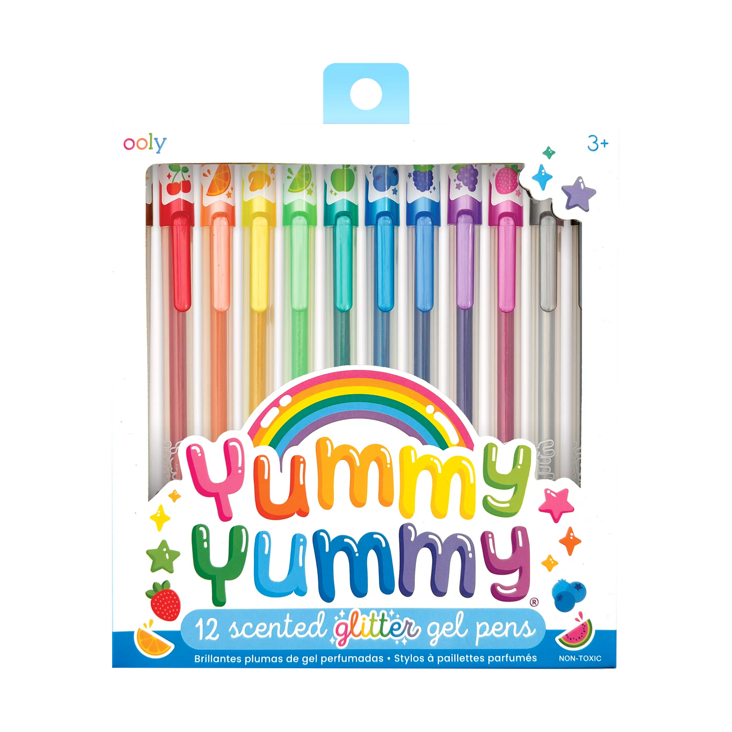 Yummy Yummy: Scented Glitter Gel Pens (Set of 12)