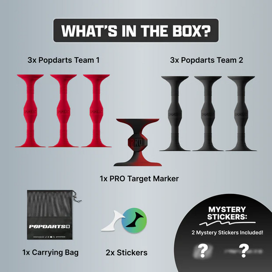 Popdarts Pro Pack (Red & Black)