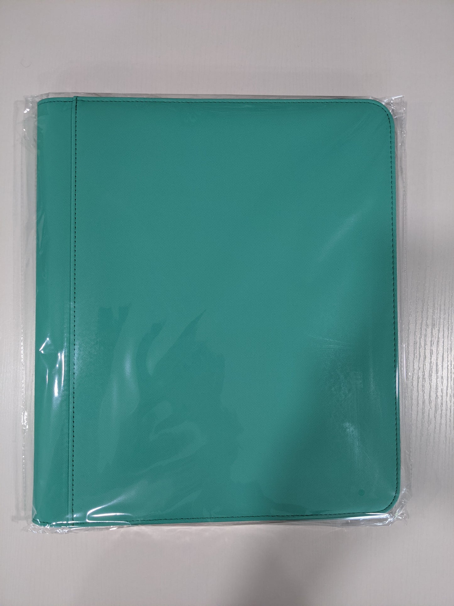 Generic 9-Pocket Zippered Toploader Binder - Teal (Holds 252)