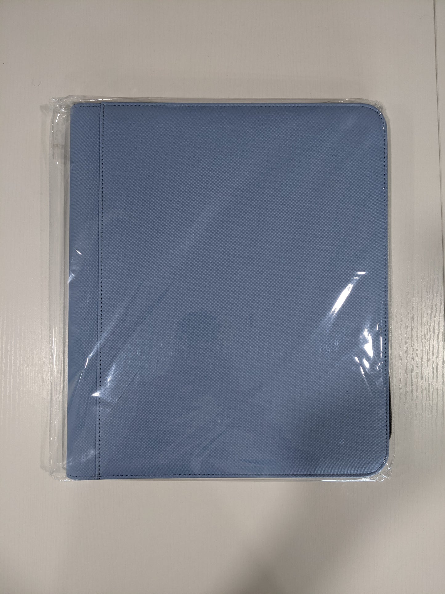 Generic 9-Pocket Zippered Toploader Binder - Light Blue (Holds 252)