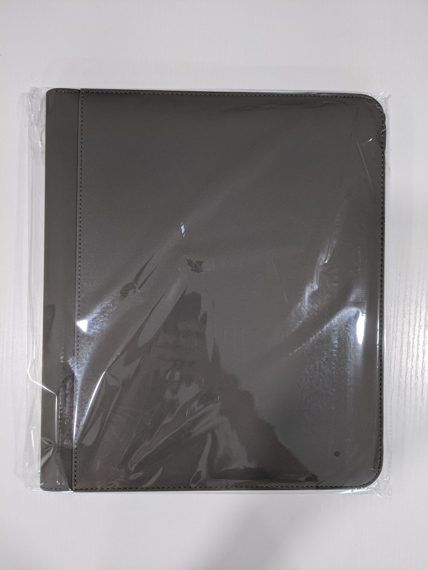 Generic 9-Pocket Zippered Toploader Binder - Grey (Holds 252)