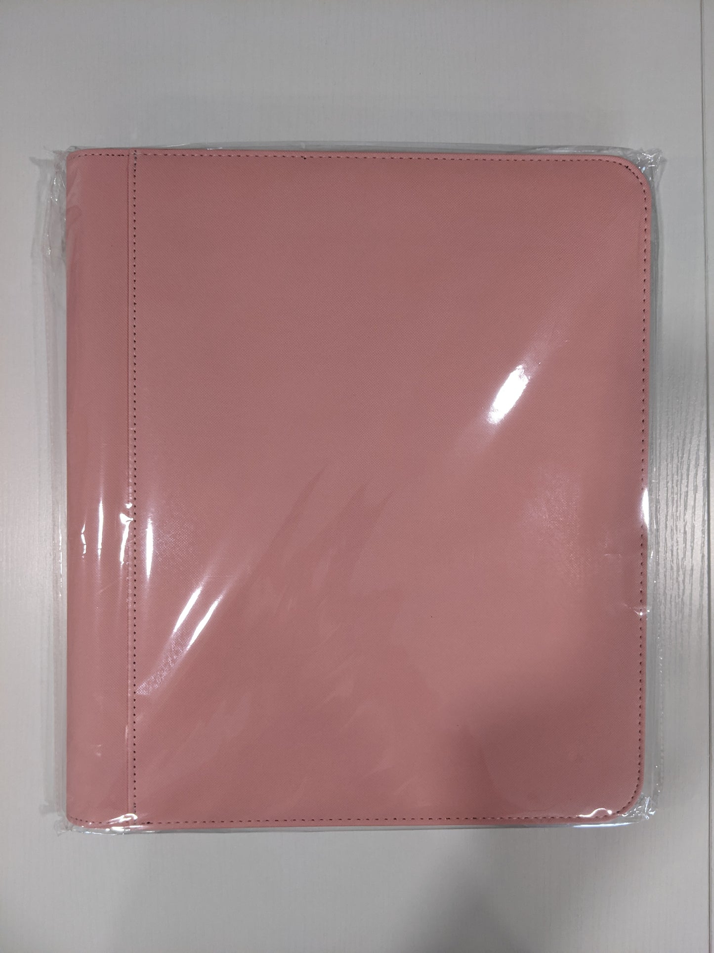 Generic 9-Pocket Zippered Toploader Binder - Pink (Holds 252)