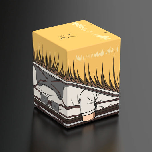 Squaroes Boulder 100+ Deck Box Attack on Titan Armin Arlert 1ct
