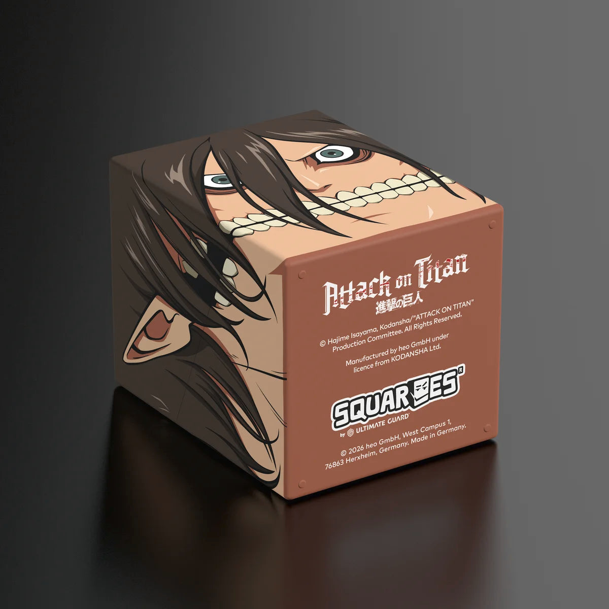 Squaroes Boulder 100+ Deck Box Attack on Titan Attack Titan 1ct