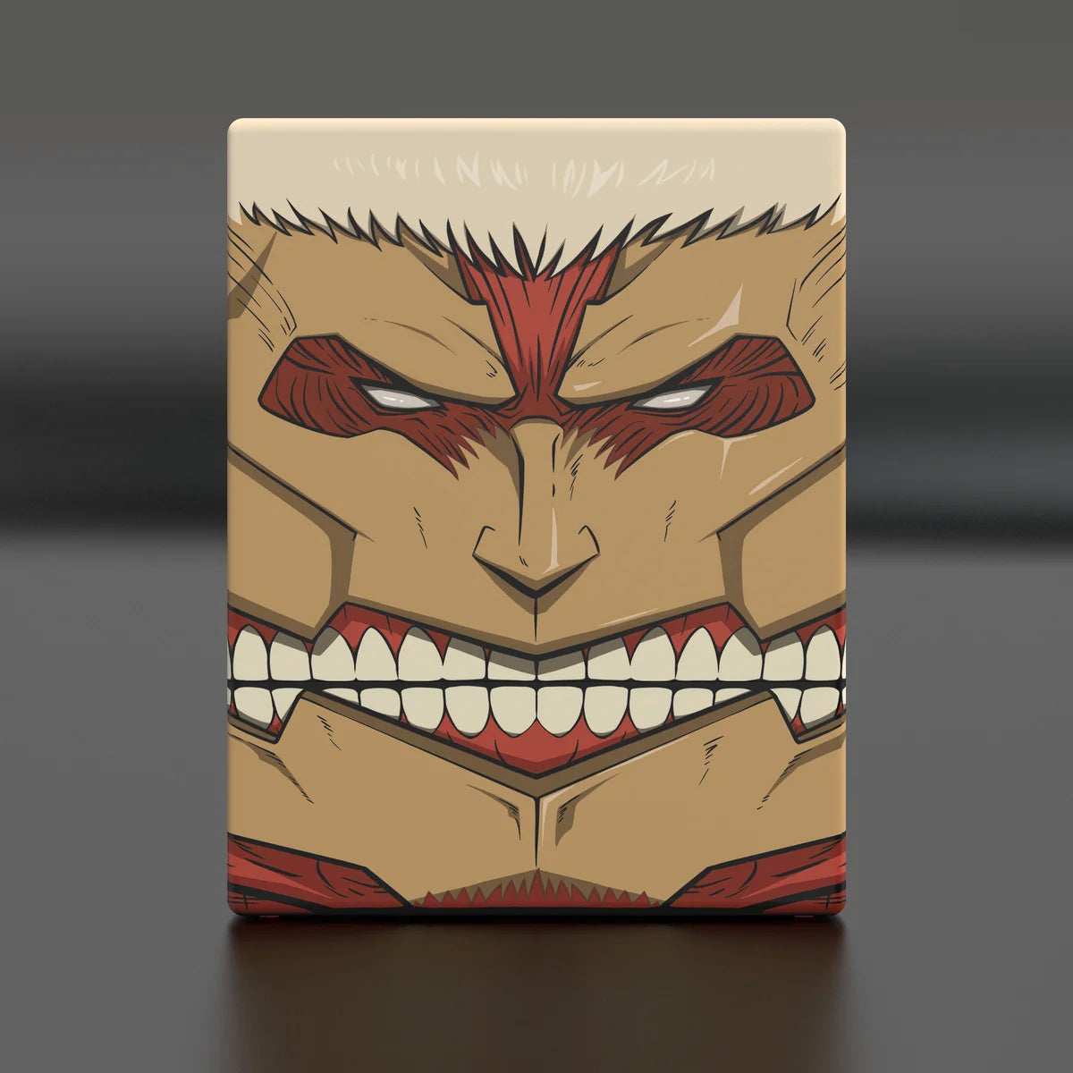 Squaroes Boulder 100+ Deck Box Attack on Titan Armored Titan 1ct
