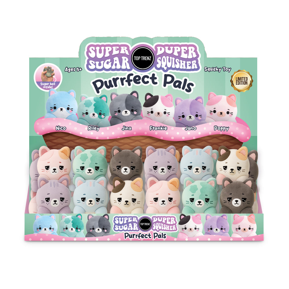 Super Duper Sugar Squisher - Plush Purrfect Pals