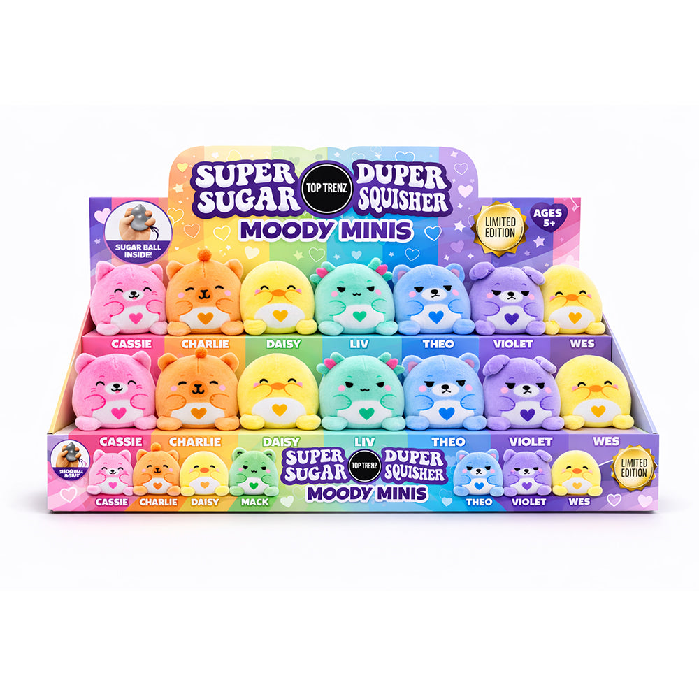 Super Duper Sugar Squishers - Moody Mini Plush