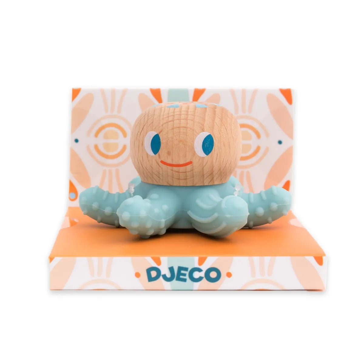 DJECO Baby White Baby Squidi – Teething Toy