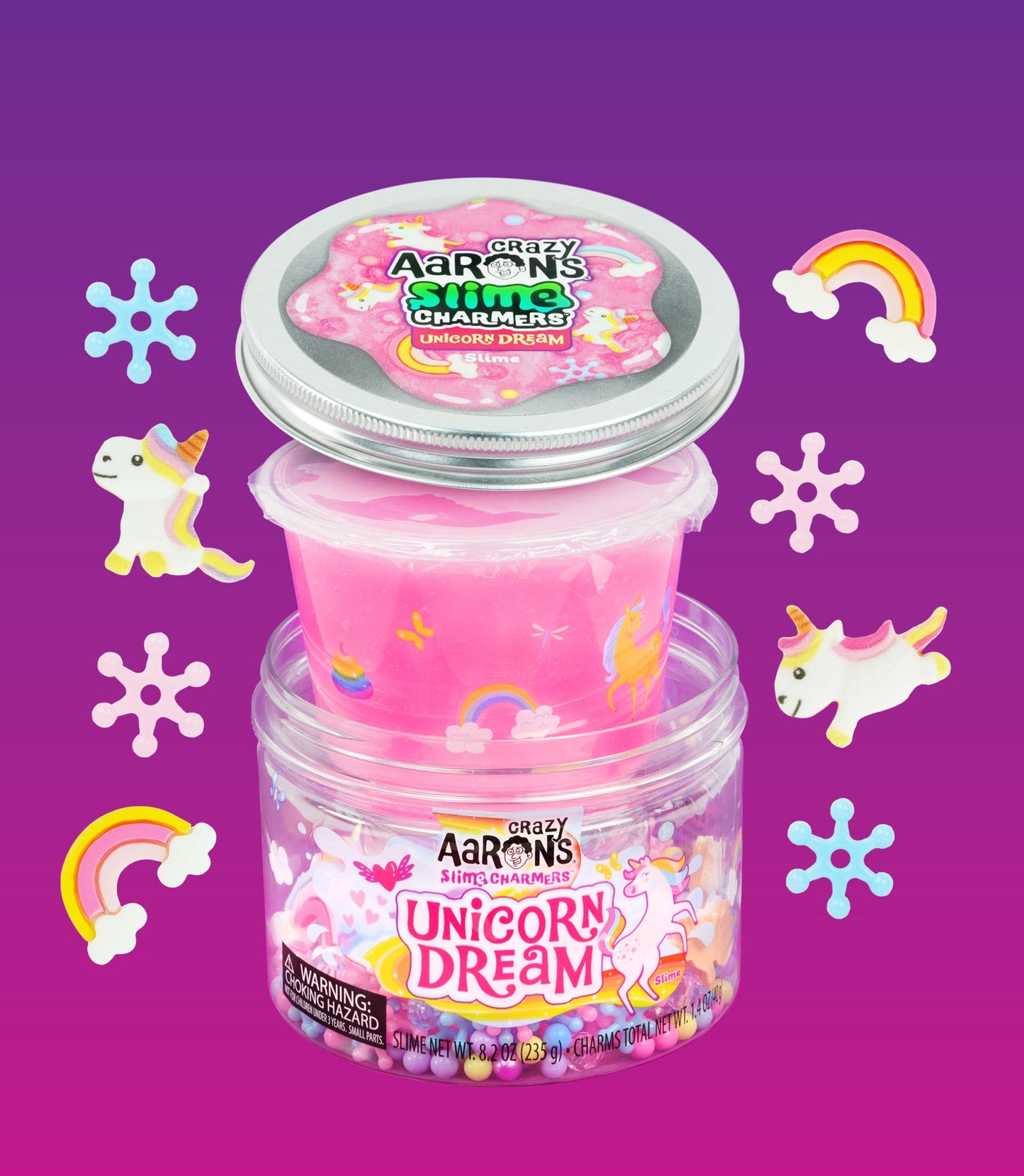 Crazy Aaron's Slime Charmers Unicorn Dream