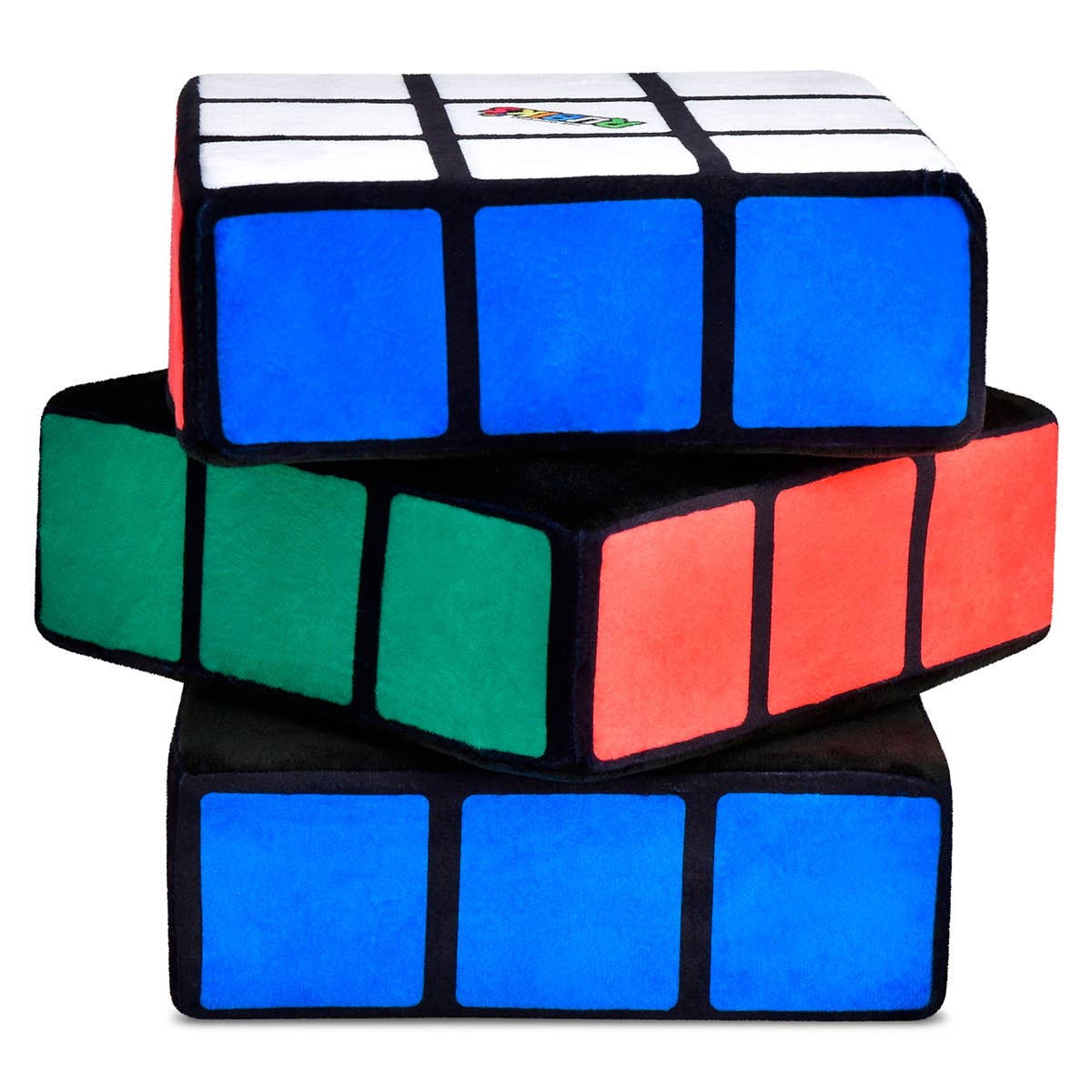 Rubik'S Cube Interactive Spinning Plush