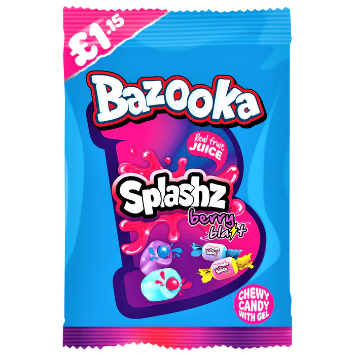 Bazooka Splashz Berry 120g United Kingdom