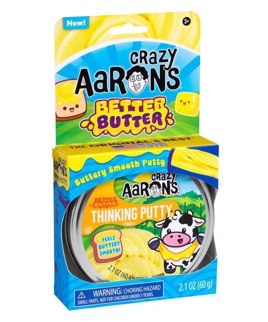 Crazy Aaron's Better Butter Buttercream - Full Size 4" Thinking Putty