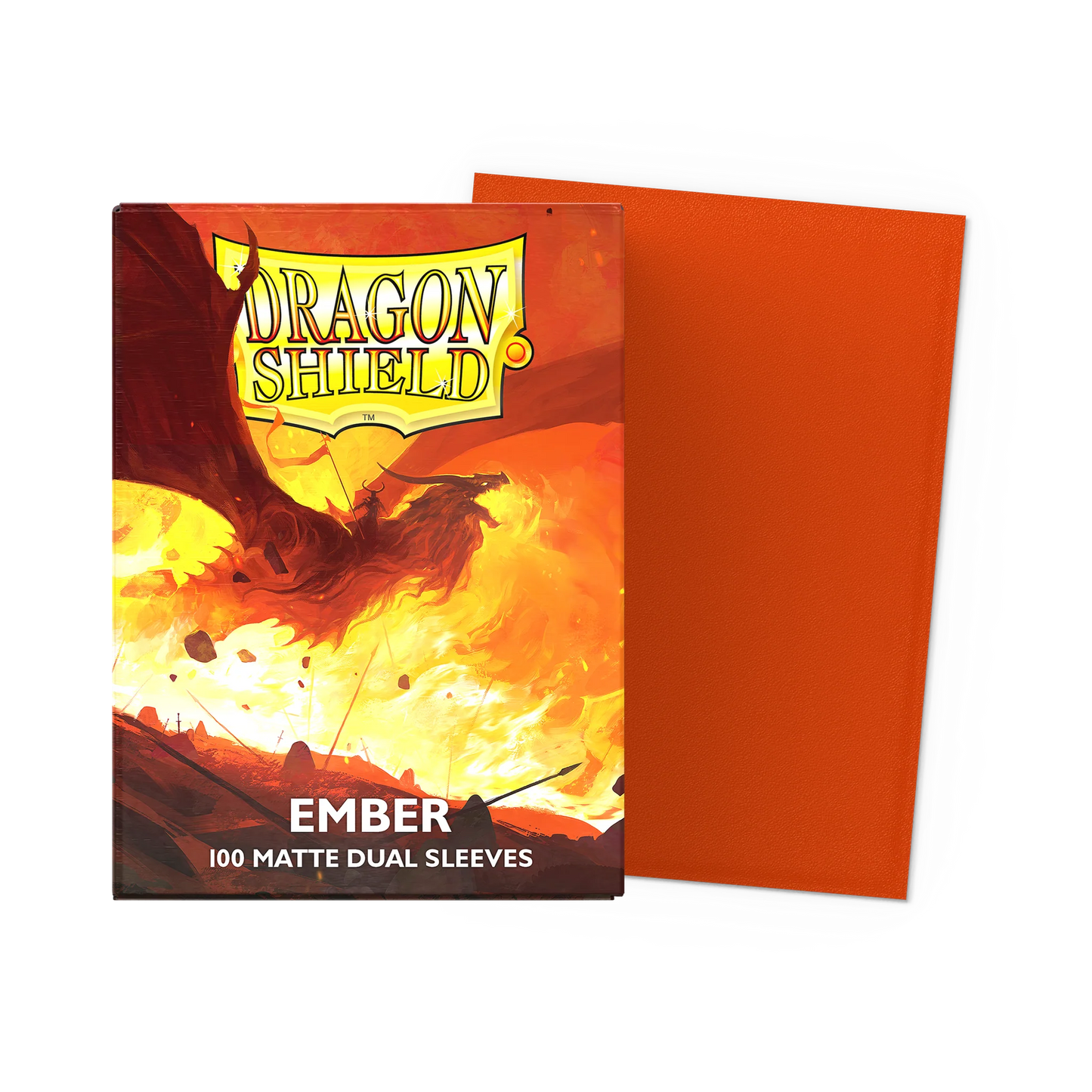 Dragon Shield Sleeves: Standard Matte Dual - Ember 100CT