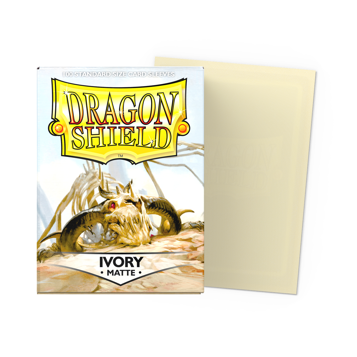 Dragon Shield Sleeves: Standard - Matte Ivory (100 ct.)