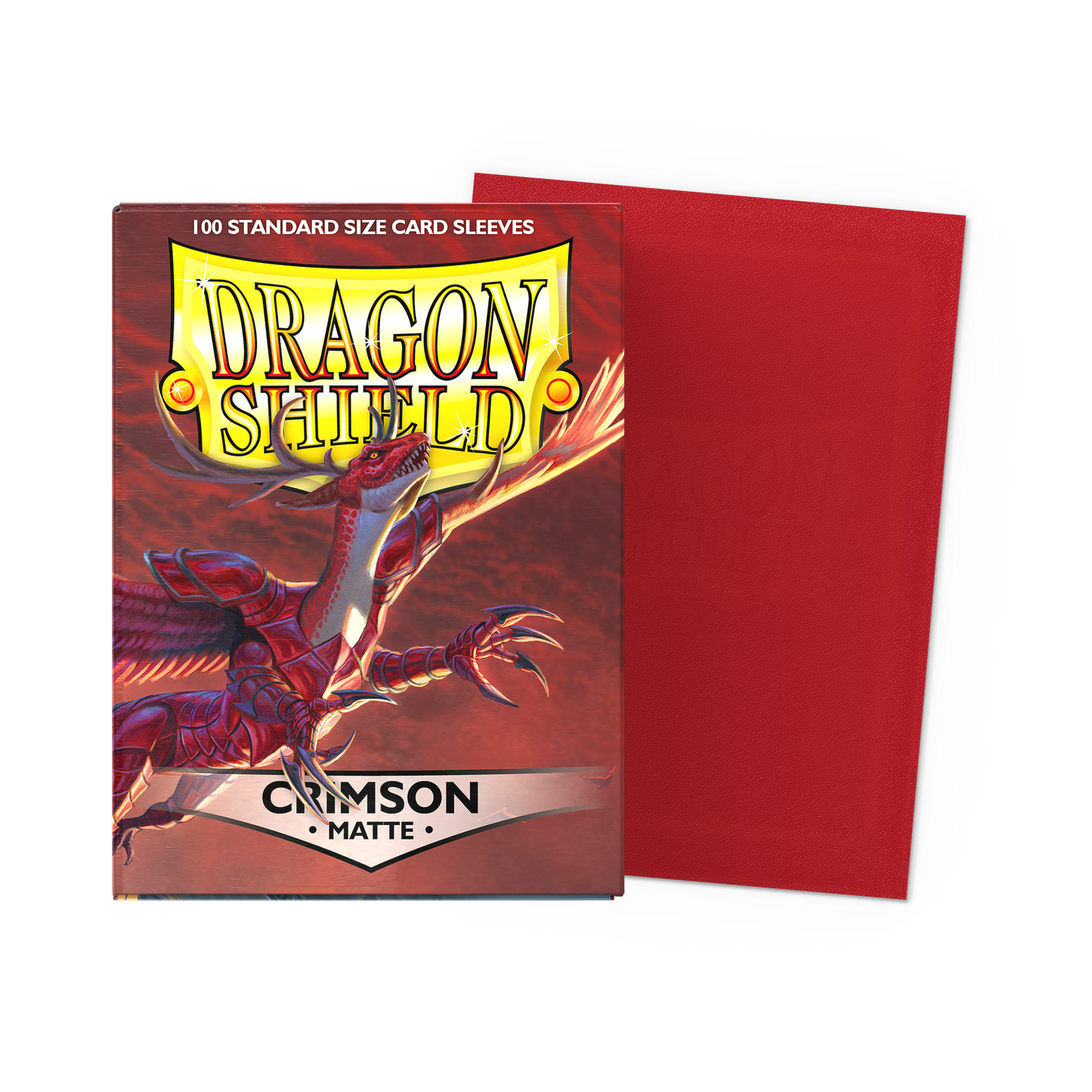Dragon Shield Sleeves: Standard - Matte Crimson (100 ct.)