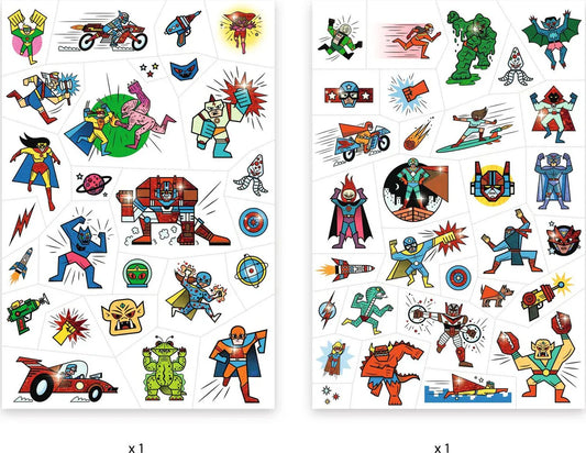 Djeco Heroes vs Villains Tattoos