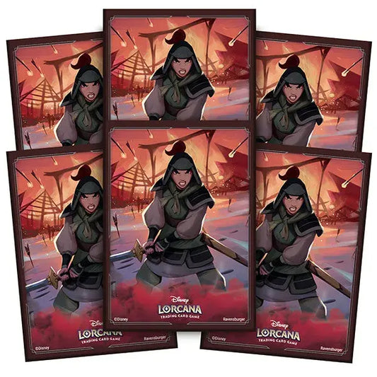 Disney Lorcana TCG: Rise of the Floodborn - Card Sleeves - Mulan (65 ct.)