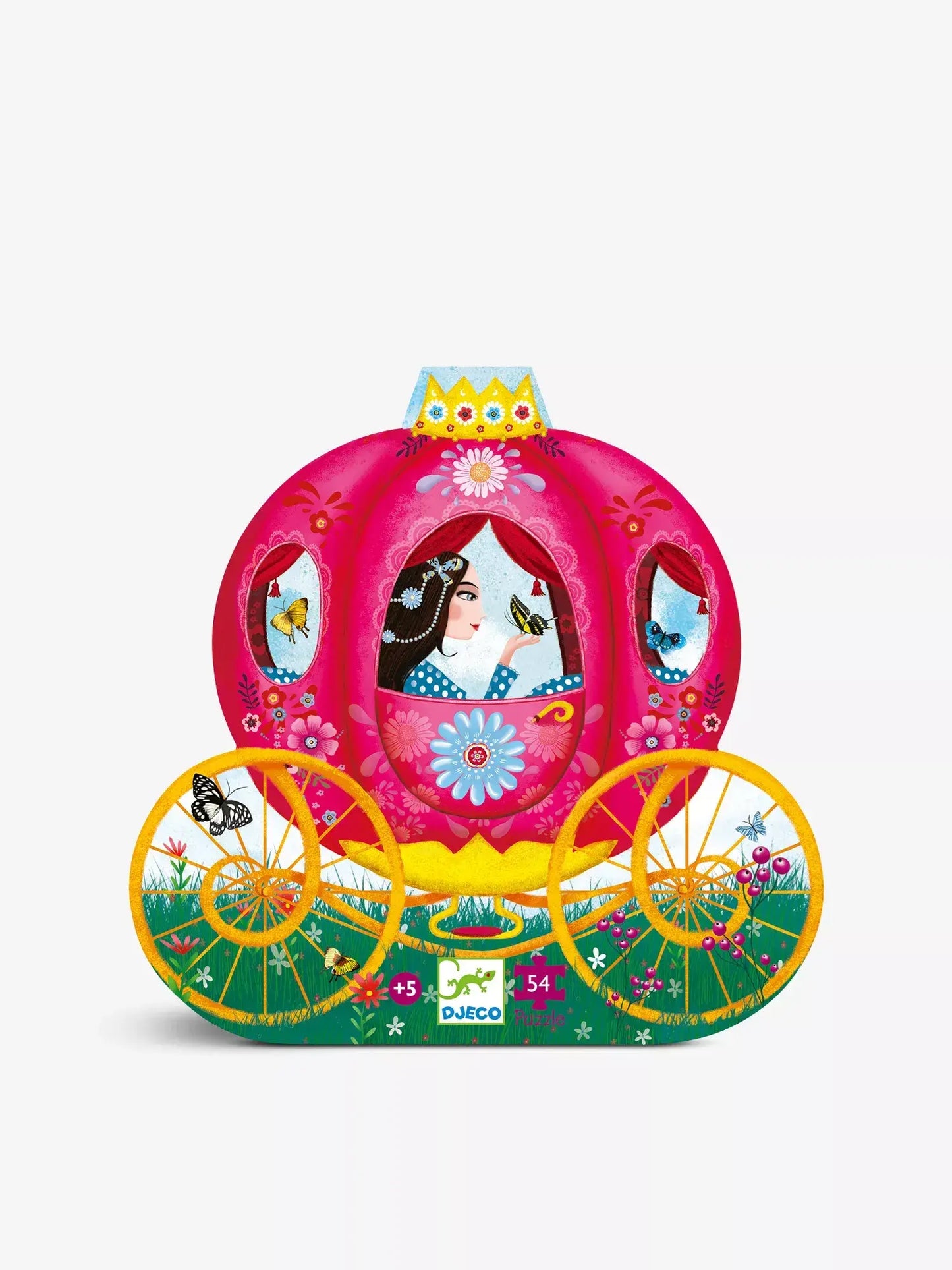 DJECO 54-Piece Elise Carriage Puzzle