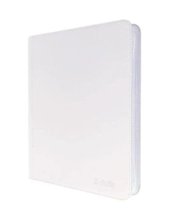 Generic 9-Pocket Zippered Toploader Binder - White (Holds 252)