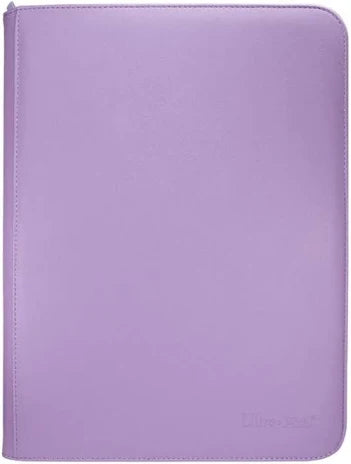 Generic 9-Pocket Zippered Toploader Binder - Lilac (Holds 252)