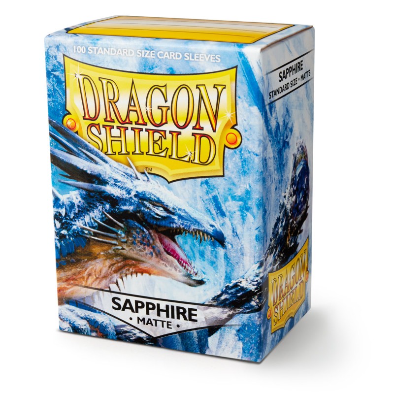 Dragon Shield Sleeves: Standard - Matte Sapphire (100 ct.)