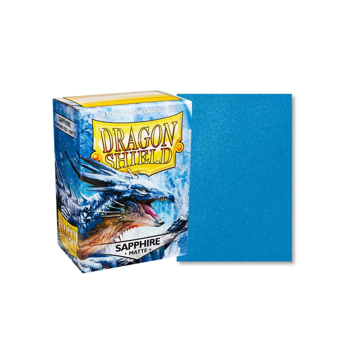 Dragon Shield Sleeves: Standard - Matte Sapphire (100 ct.)