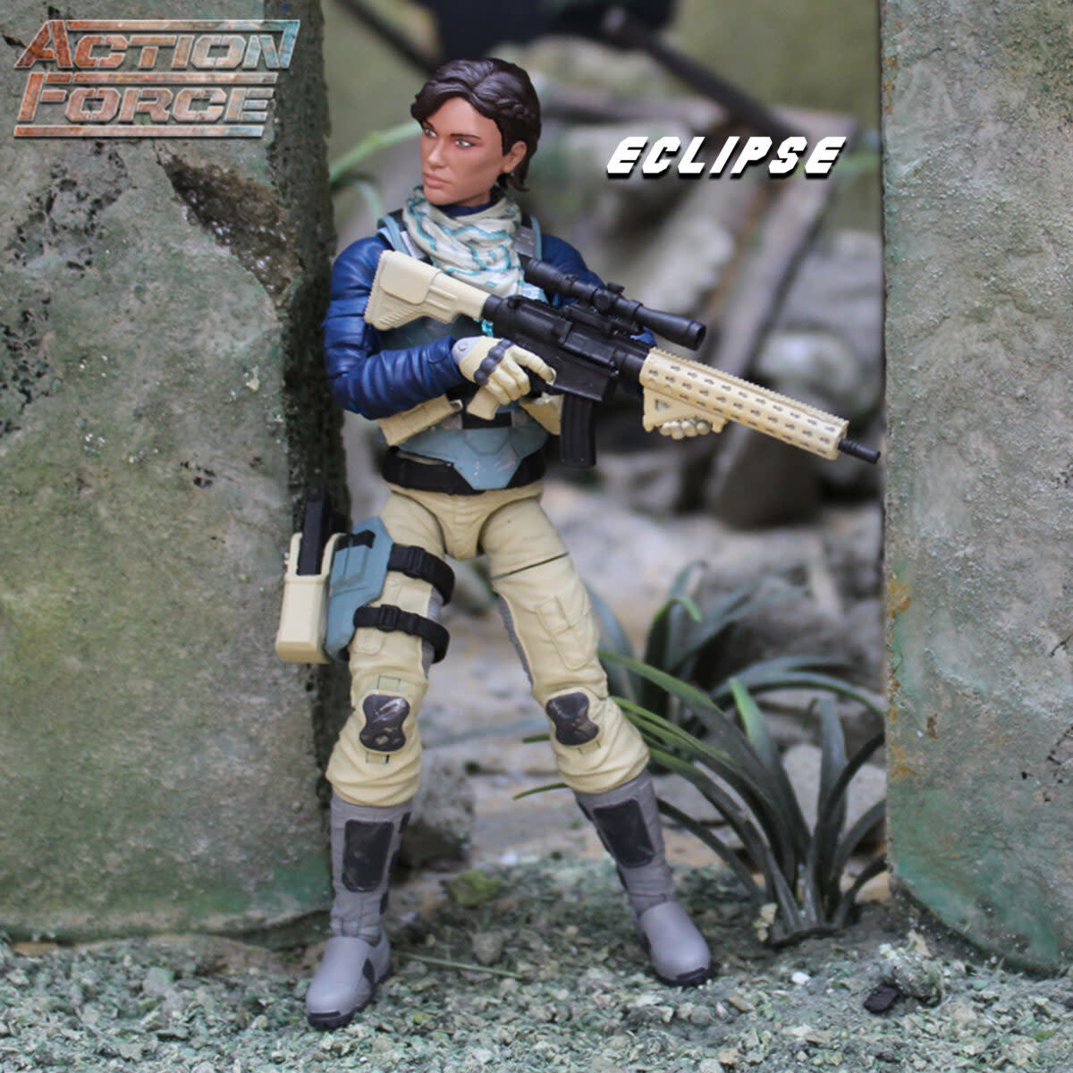 Valaverse Action Force Eclipse 1/12 Scale Action Figure - Series 3 Damaged Box