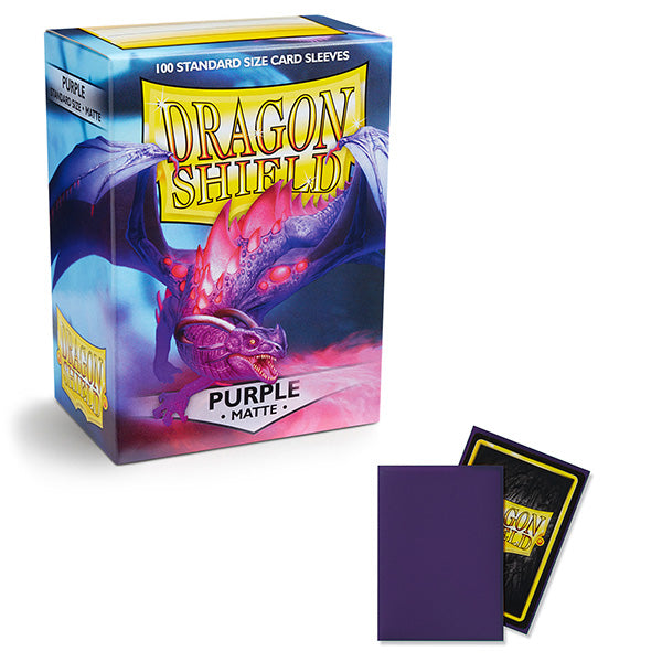 Dragon Shield Sleeves: Standard - Matte Purple (100 ct.)